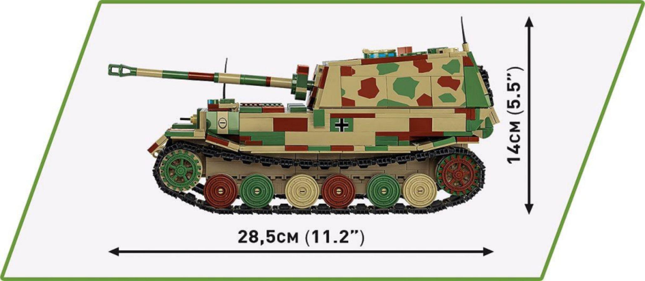 COB2582 World War 2 - Panzerjäger Tiger (P) Elefant (1252 Piece Kit) - Cobi - Titan Pop Culture