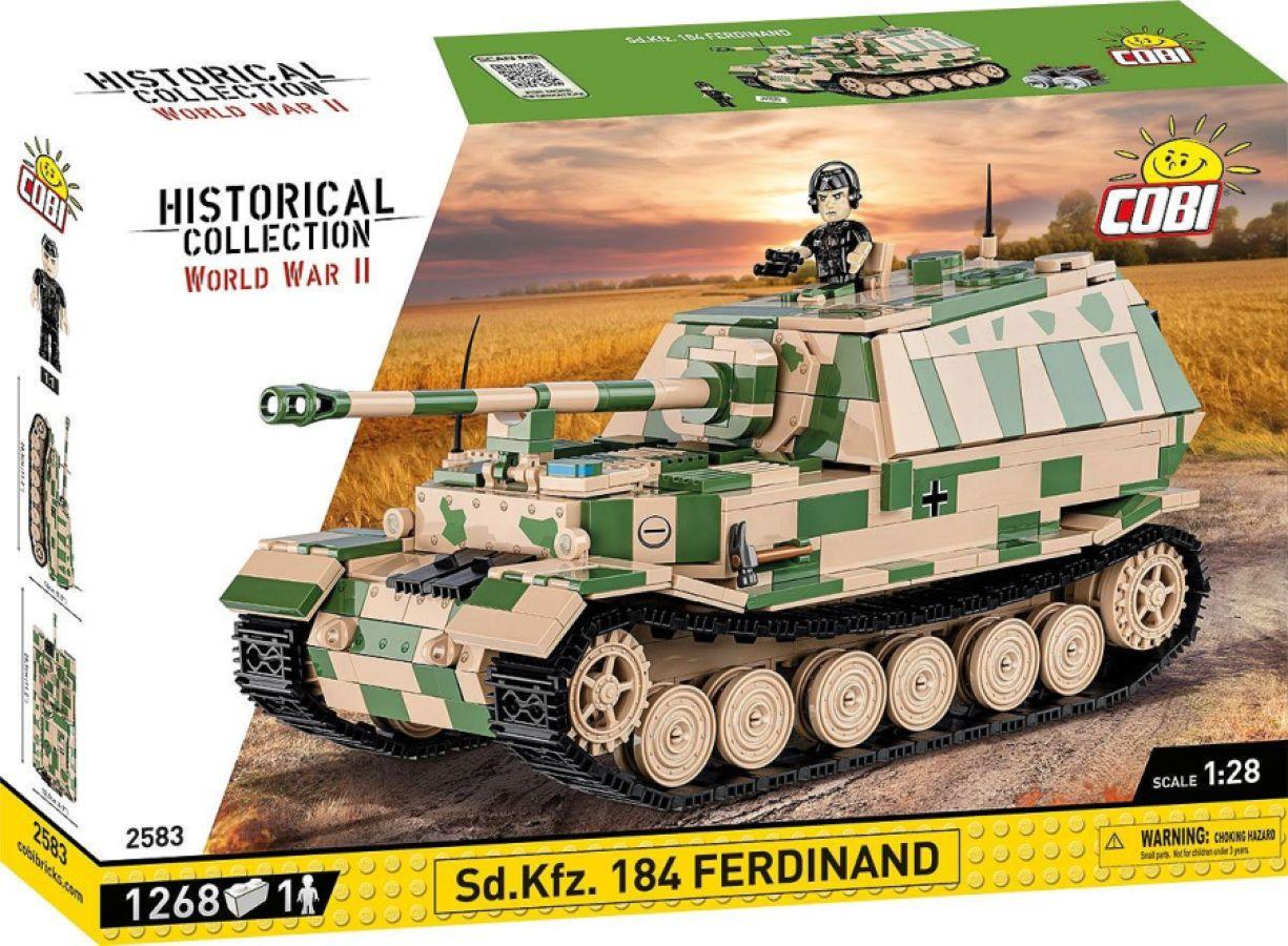 COB2583 World War 2 - Sd.Kfz. 184 Ferdinand (1268 Piece Kit) - Cobi - Titan Pop Culture