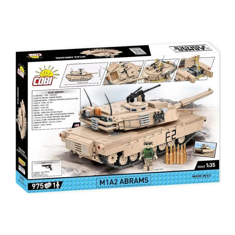 COB2622 Armed Forces - M1A2 Abrams (982 Piece Kit) - Cobi - Titan Pop Culture