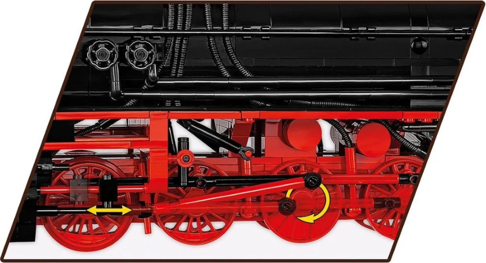 COB6280 Trains - DR BR 52 Steam Locomotive 1:35 Scale Exclusive Edition [2623 Pcs] - Cobi - Titan Pop Culture