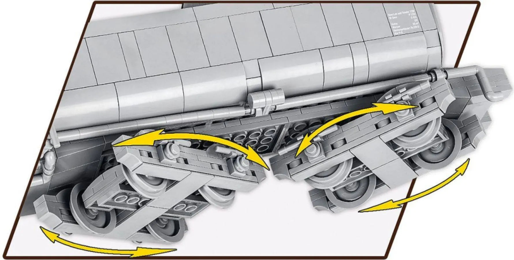 COB6281 Trains - Kriegslokomotive Baureihe 52 Locomotive 1:35 Scale [2476 Pcs] - Cobi - Titan Pop Culture