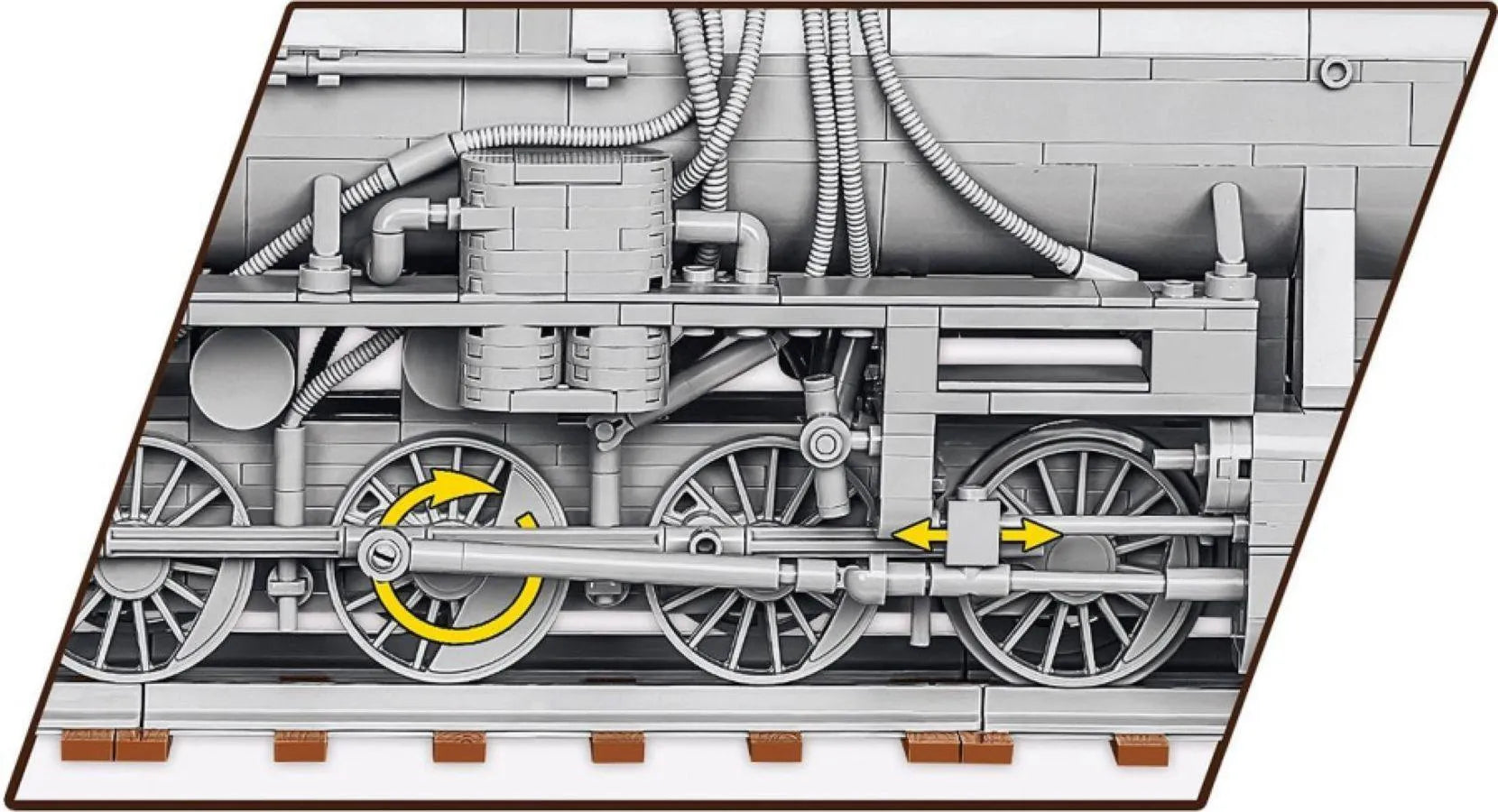 COB6281 Trains - Kriegslokomotive Baureihe 52 Locomotive 1:35 Scale [2476 Pcs] - Cobi - Titan Pop Culture