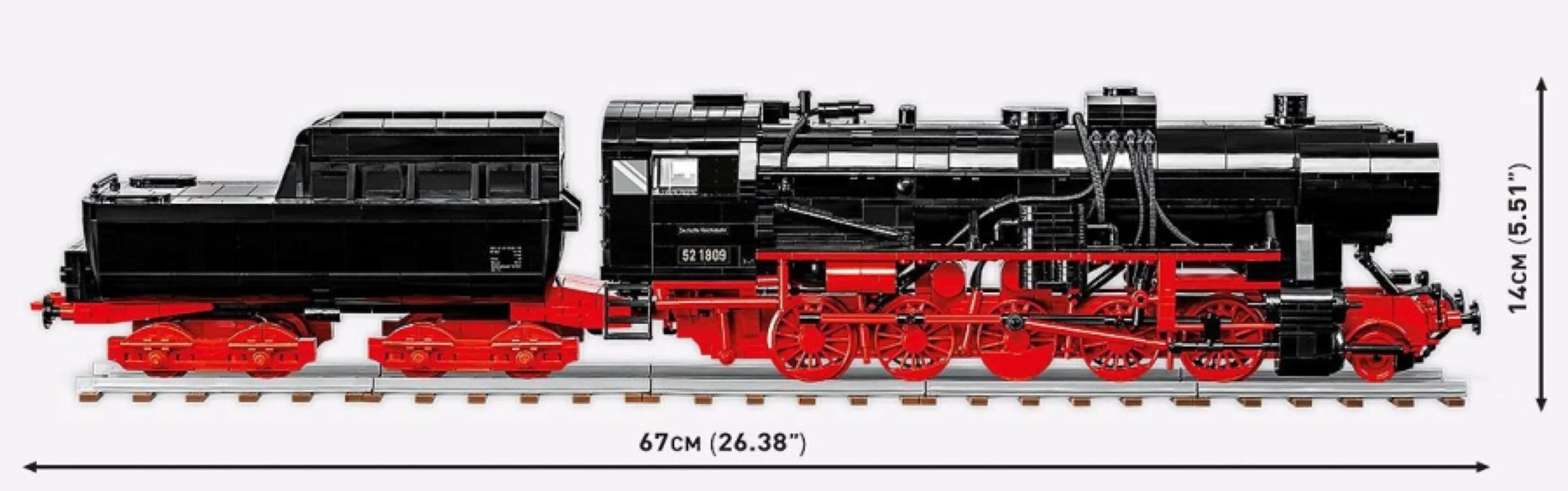 COB6282 Trains - DR BR 52 Steam Locomotive 1:35 Scale [2505 Pcs] - Cobi - Titan Pop Culture