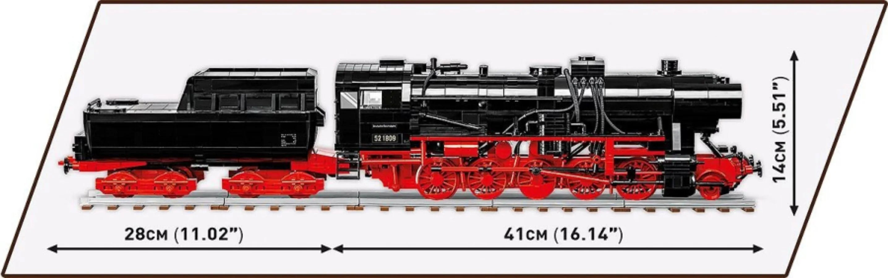 COB6282 Trains - DR BR 52 Steam Locomotive 1:35 Scale [2505 Pcs] - Cobi - Titan Pop Culture