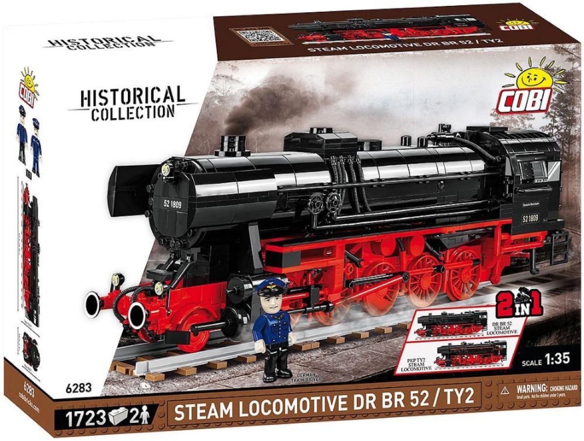 COB6283 Trains - DR BR 52/TY2 Steam Locomotive 1:35 Scale [1723 Pcs] - Cobi - Titan Pop Culture