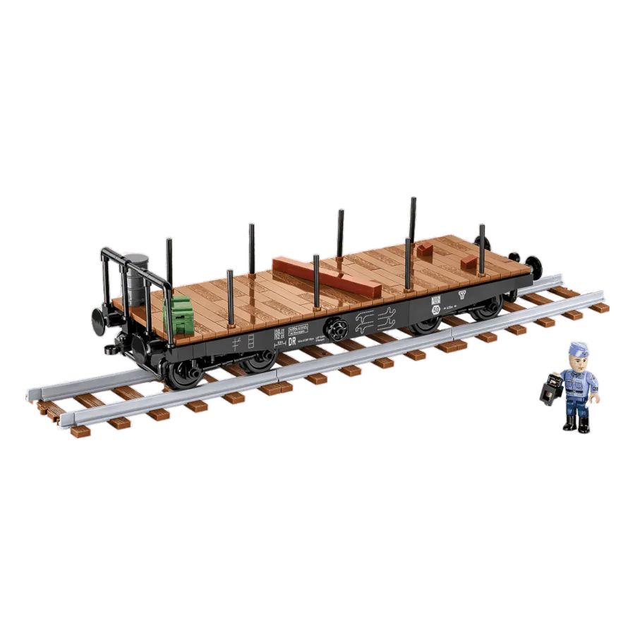 COB6284 Trains - Schwerer Plattwormwagen Type Ssys 1:35 Scale [424 Pcs] - Cobi - Titan Pop Culture