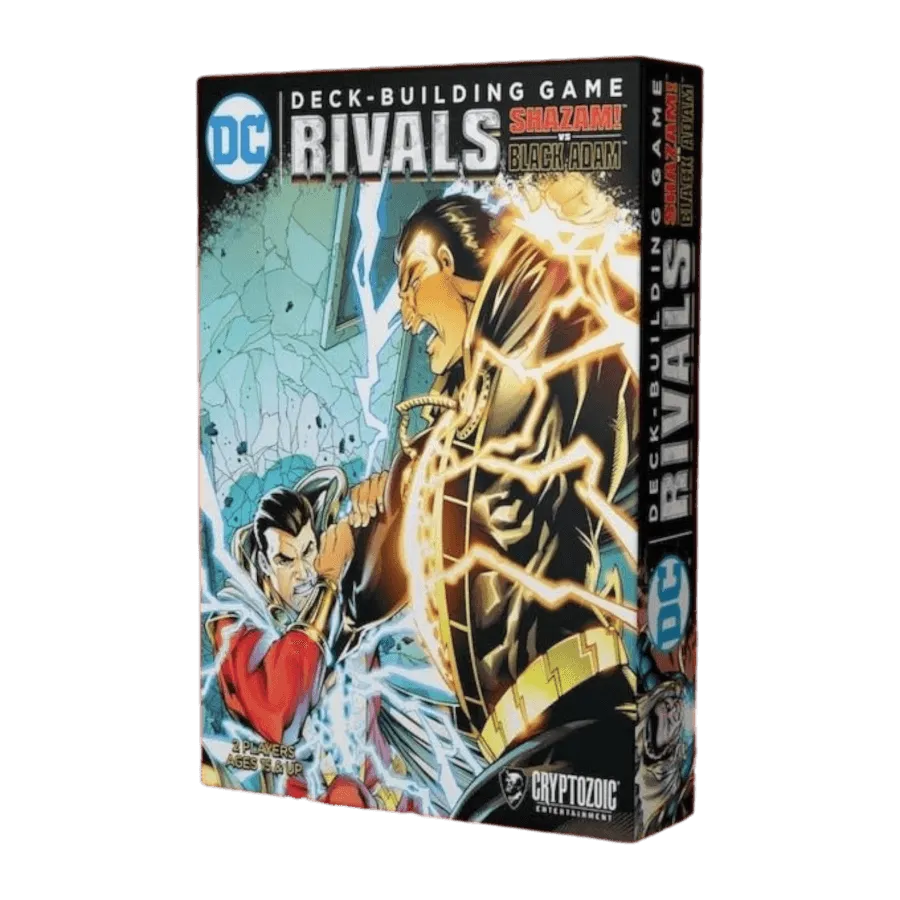 CRY80306 DC - Shazam vs Black Adam Deck-Building Game - Cryptozoic Entertainment - Titan Pop Culture