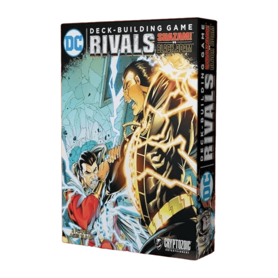 CRY80306 DC - Shazam vs Black Adam Deck-Building Game - Cryptozoic Entertainment - Titan Pop Culture