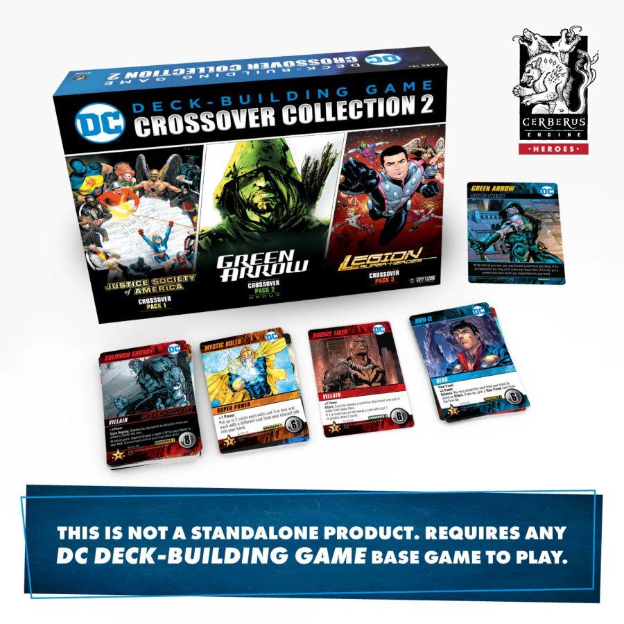 CRY80412 DC Comics - Crossover Collection #2 Deck-Building Game [Expansion] - Cryptozoic Entertainment - Titan Pop Culture