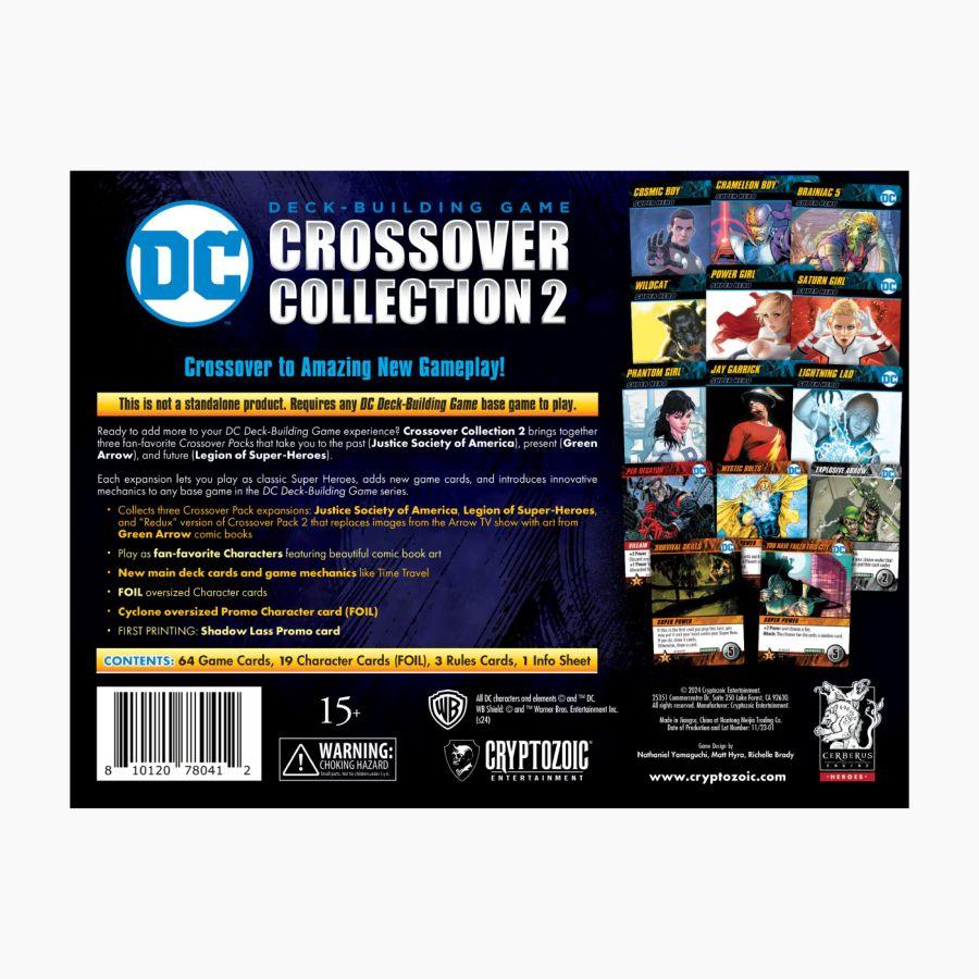 CRY80412 DC Comics - Crossover Collection #2 Deck-Building Game [Expansion] - Cryptozoic Entertainment - Titan Pop Culture