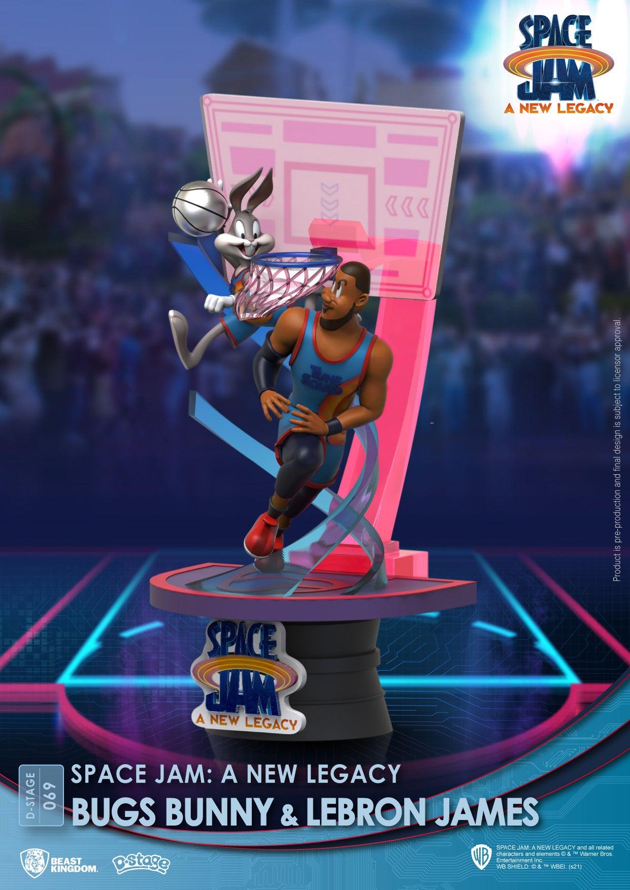 VR-94022 Beast Kingdom D Stage Space Jam a New Legacy Bugs Bunny & Lebron James - Beast Kingdom - Titan Pop Culture