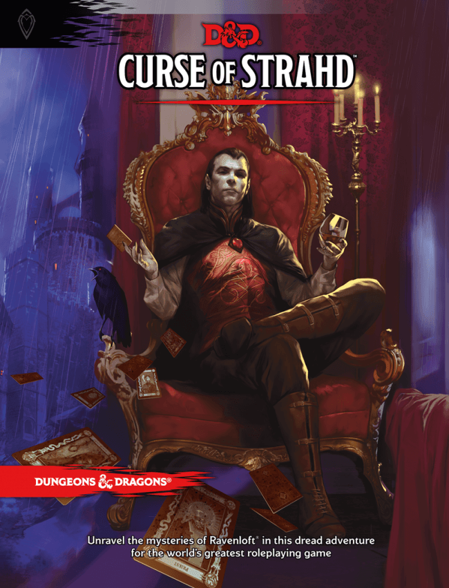 D&D Dungeons & Dragons Curse of Strahd Hardcover Wizards of the Coast Titan Pop Culture