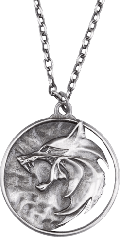 DHC3013-501 The Witcher (TV) - Wolf Medallion Necklace - Dark Horse Comics - Titan Pop Culture