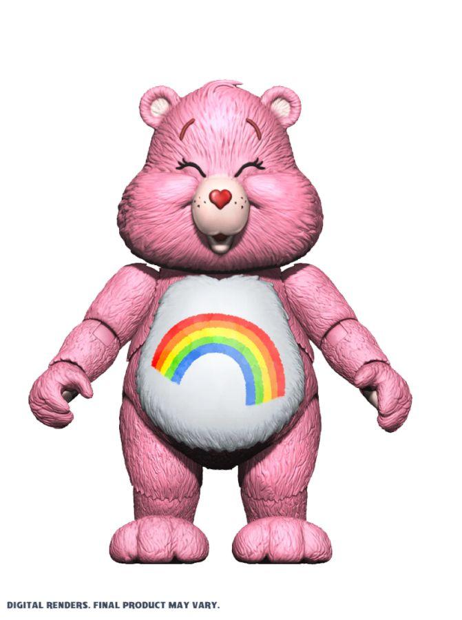 DNAPDNACBW1CB Care Bears - Cheer Bear 4.5" Action Figure - Premium DNA Toys - Titan Pop Culture