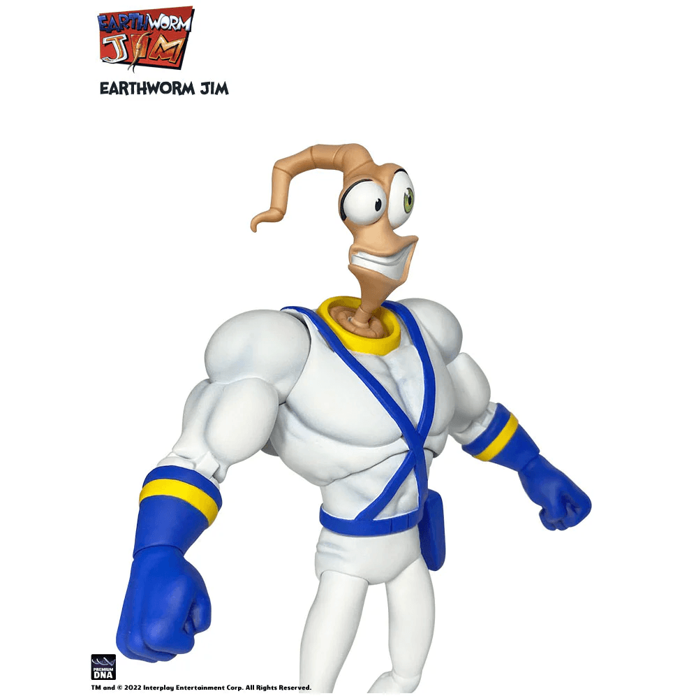 DNAPDNAEWJACCP Earthworm Jim - Worm Body Jim & Heads Accessory Pack - Premium DNA Toys - Titan Pop Culture