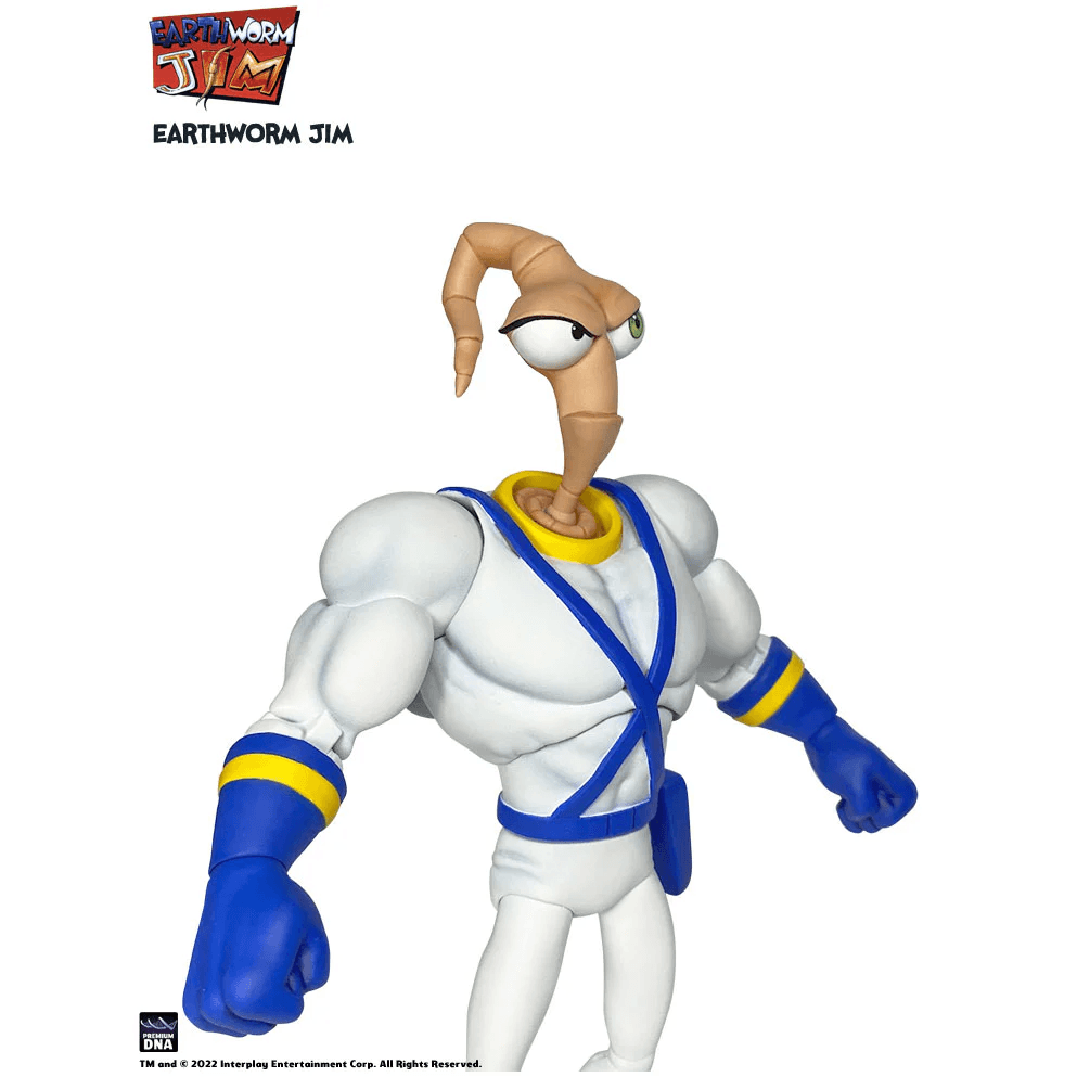 DNAPDNAEWJACCP Earthworm Jim - Worm Body Jim & Heads Accessory Pack - Premium DNA Toys - Titan Pop Culture