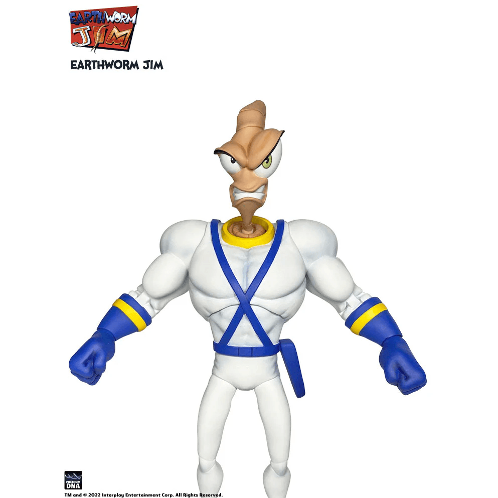 DNAPDNAEWJACCP Earthworm Jim - Worm Body Jim & Heads Accessory Pack - Premium DNA Toys - Titan Pop Culture