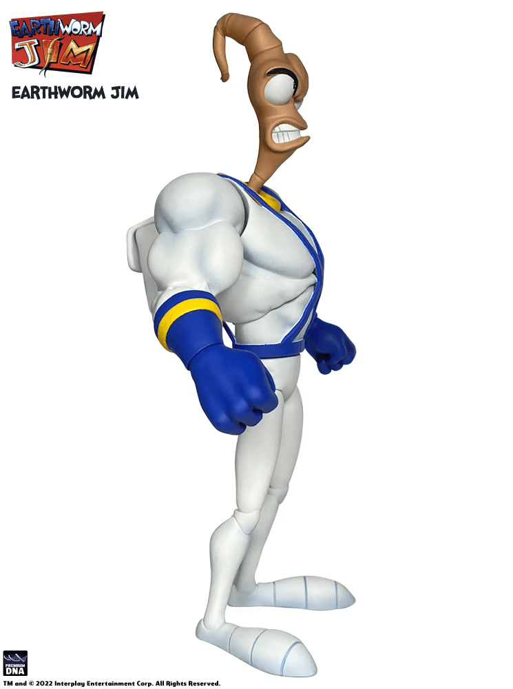 DNAPDNAEWJEJ Earthworm Jim - Earthworm Jim & Snott Action Figure - Premium DNA Toys - Titan Pop Culture