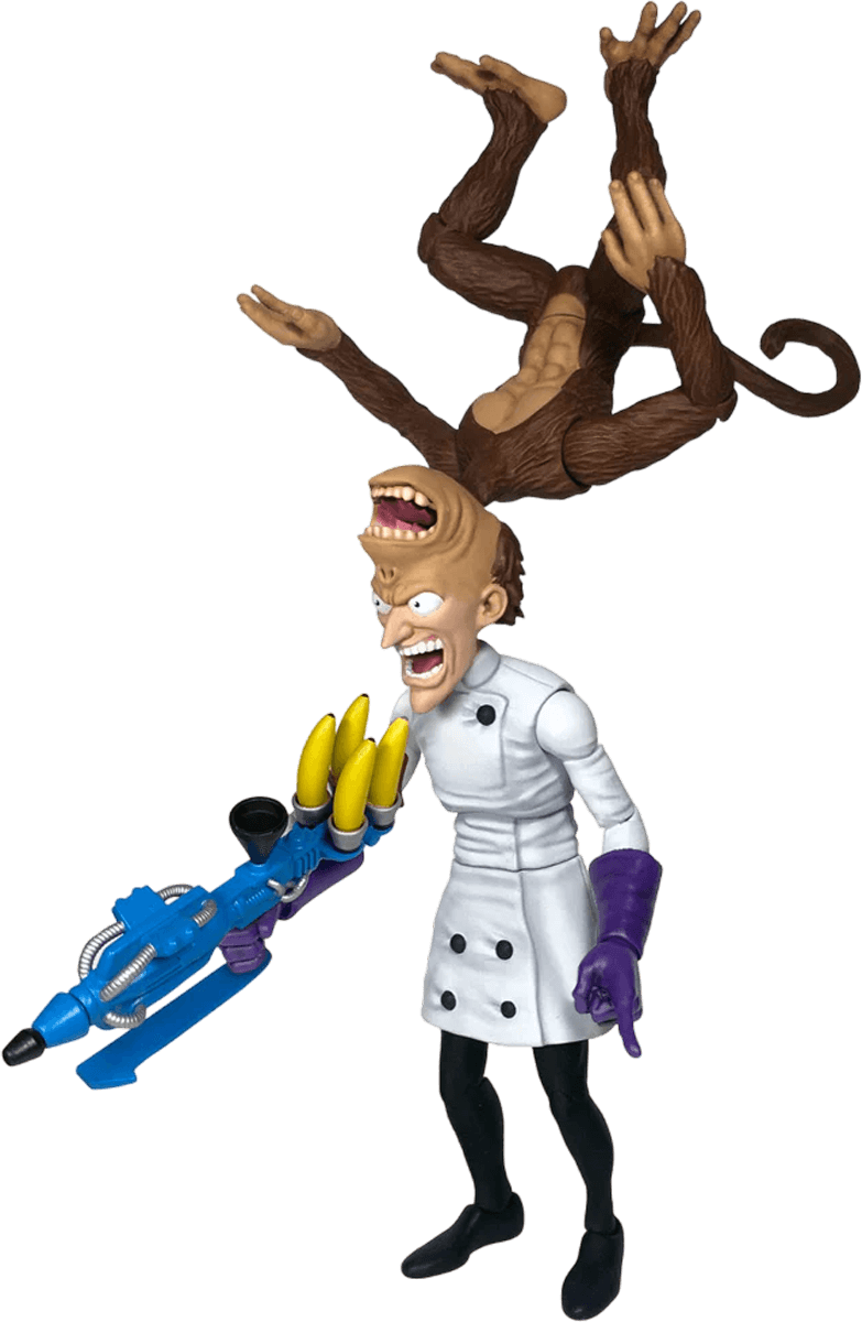 DNAPDNAEWJPMFH Earthworm Jim - Professor Monkey for a Head Figure - Premium DNA Toys - Titan Pop Culture