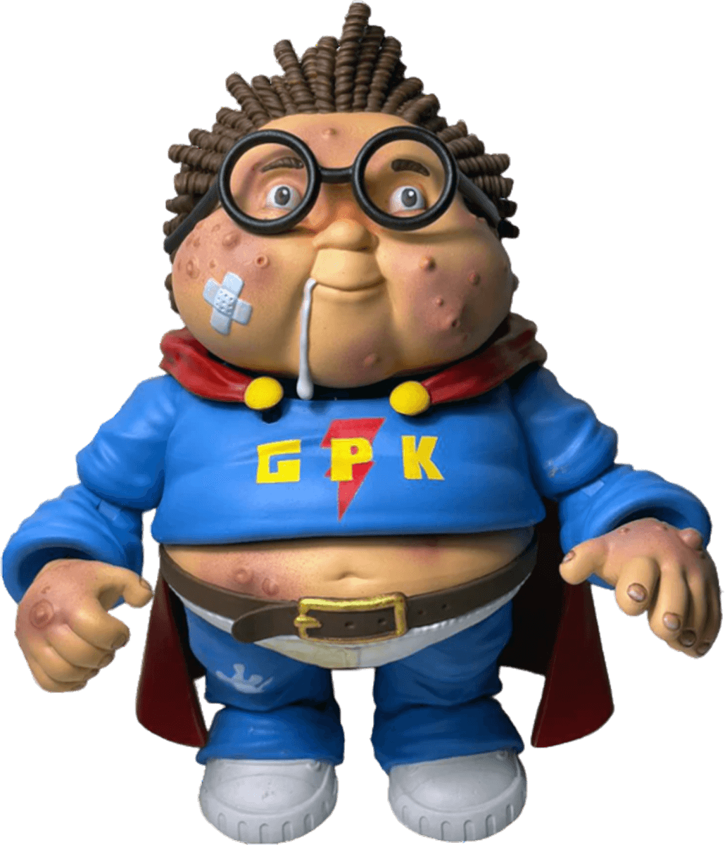 DNAPDNAGPKCW1NATN Garbage Pail Kids - Nat Nerd Action Figure - Premium DNA Toys - Titan Pop Culture