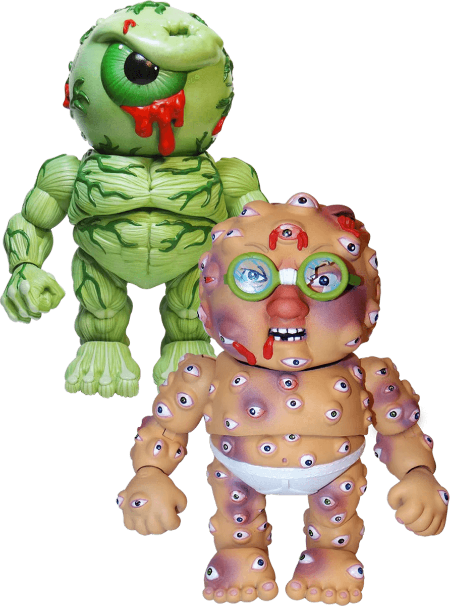 DNAPDNAMBVGPKSDVOO Madballs vs GPK - Starin' Darren vs Oculus Orbus Action Figure Set - Premium DNA Toys - Titan Pop Culture