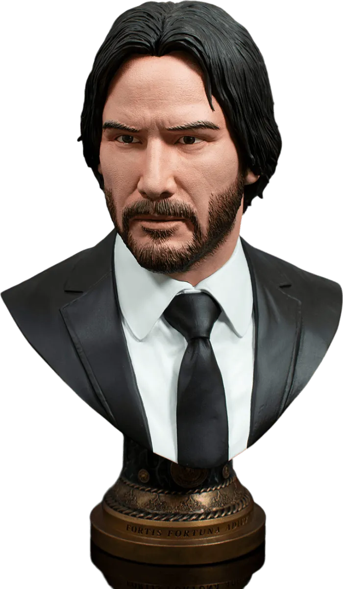 DSTAPR242245 John Wick - John Wick Legends in 3D 1:2 Bust - Diamond Select Toys - Titan Pop Culture