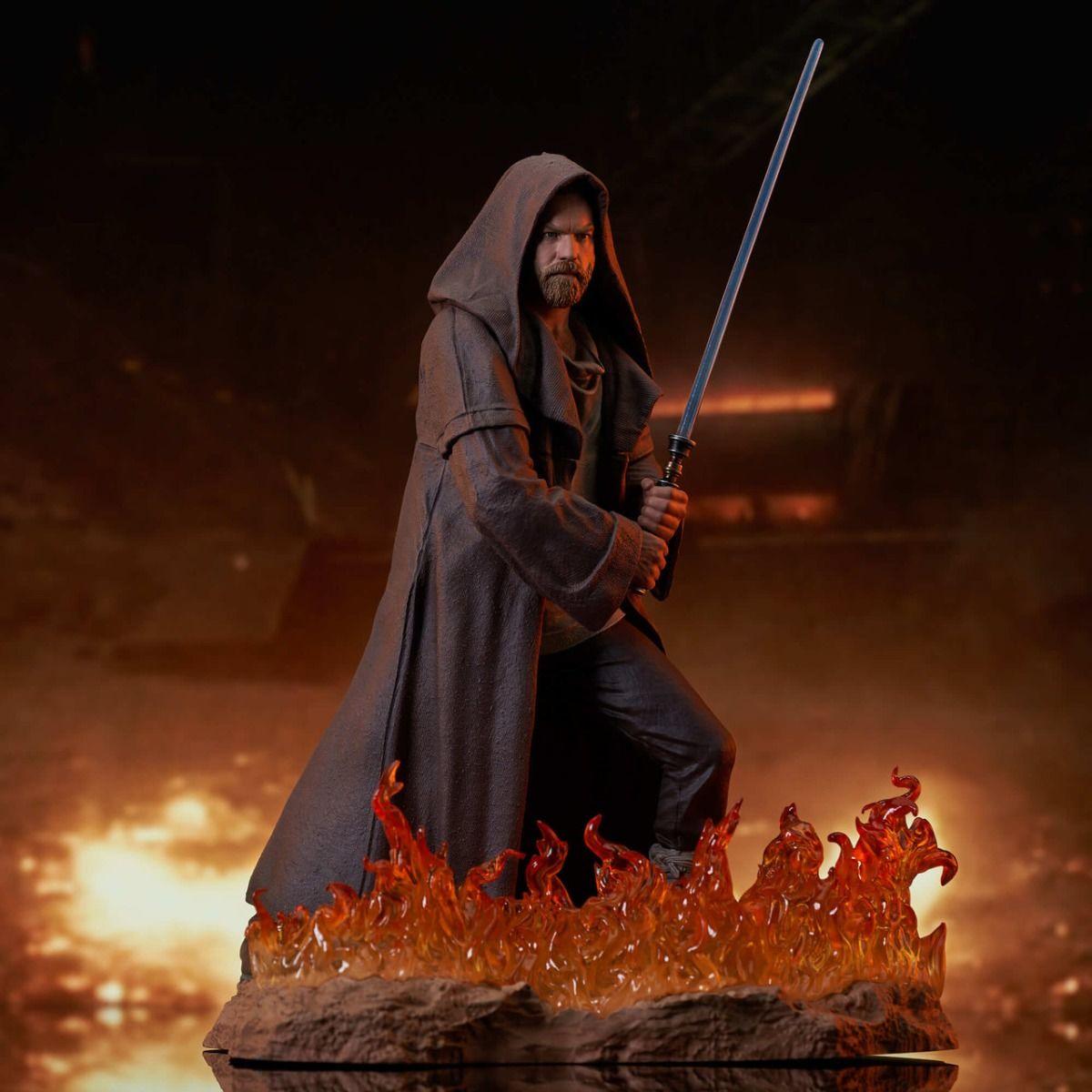 DSTAUG222397 Star Wars: Obi-Wan Kenobi - Obi-Wan Premier Statue - Diamond Select Toys - Titan Pop Culture