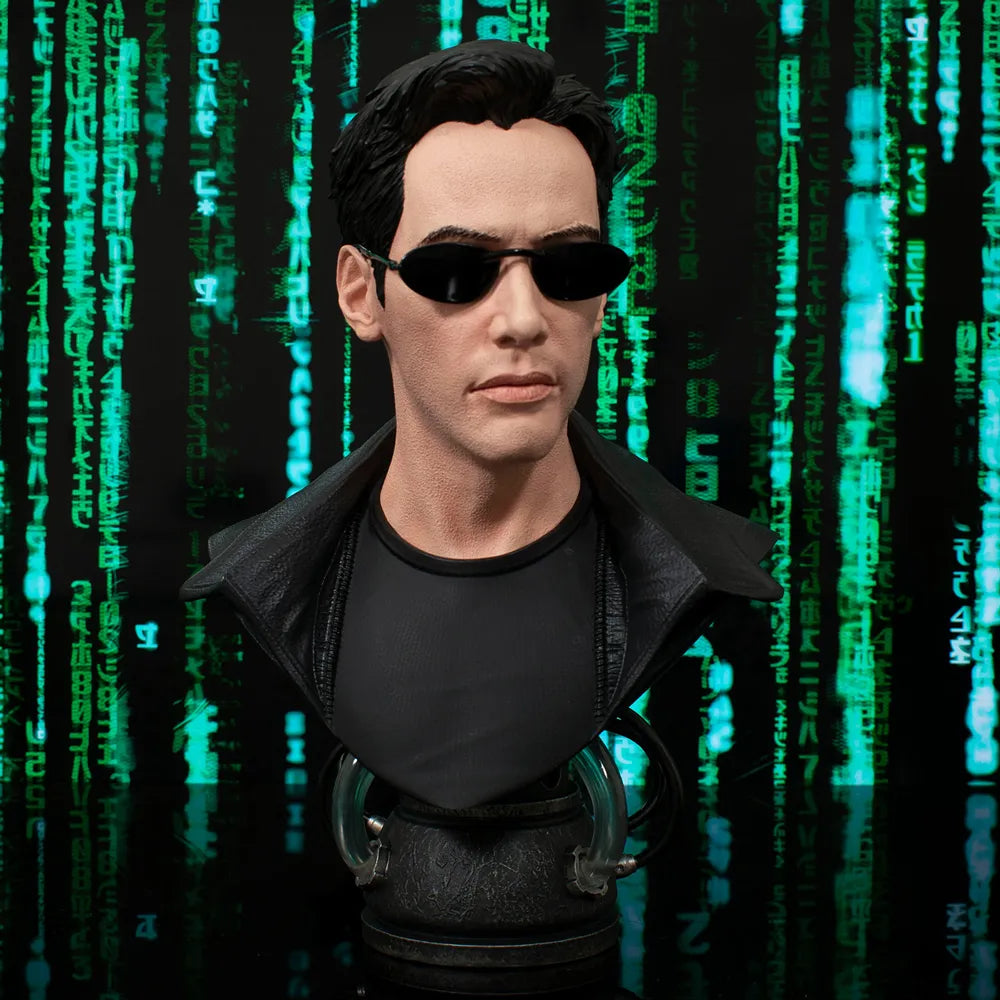 DSTAUG242591 The Matrix - Neo Legends in 3D 1:2 Bust - Diamond Select Toys - Titan Pop Culture