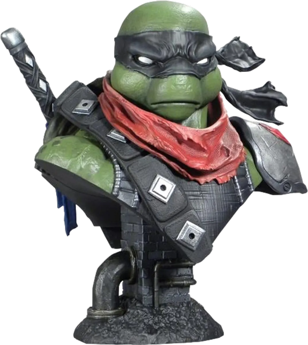 DSTAUG242592 Teenage Mutant Ninja Turtles - Dark Leonardo Legends in 3D 1:2 Bust - Diamond Select Toys - Titan Pop Culture