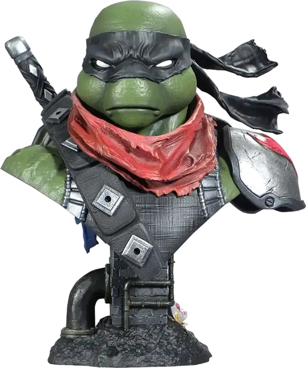 DSTAUG242592 Teenage Mutant Ninja Turtles - Dark Leonardo Legends in 3D 1:2 Bust - Diamond Select Toys - Titan Pop Culture