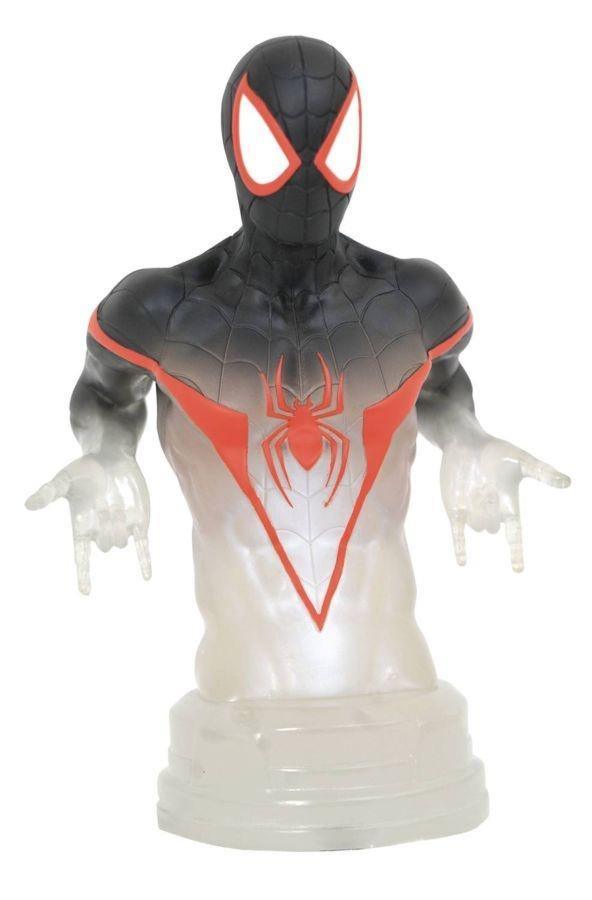 DSTFEB218592 Spider-Man - Miles Morales Camouflage SDCC 2021 Bust - Diamond Select Toys - Titan Pop Culture