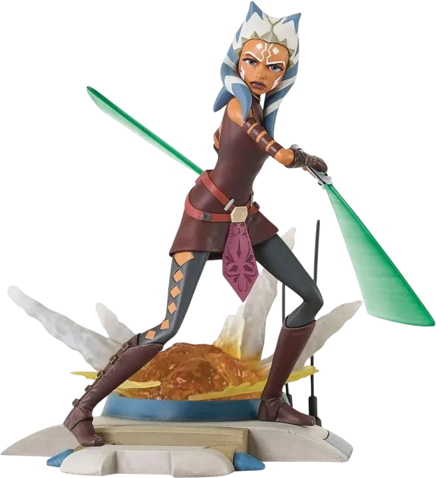 DSTFEB252335 Star Wars: Clone Wars - Ahsoka Gallery PVC Statue - Diamond Select Toys - Titan Pop Culture