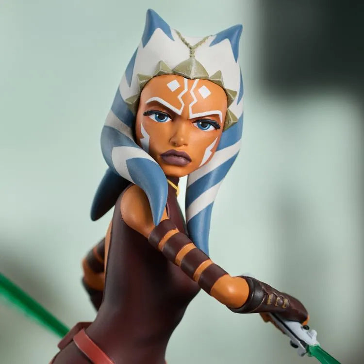 DSTFEB252335 Star Wars: Clone Wars - Ahsoka Gallery PVC Statue - Diamond Select Toys - Titan Pop Culture