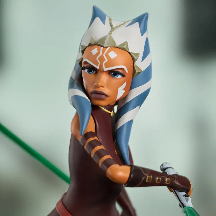 DSTFEB252335 Star Wars: Clone Wars - Ahsoka Gallery PVC Statue - Diamond Select Toys - Titan Pop Culture