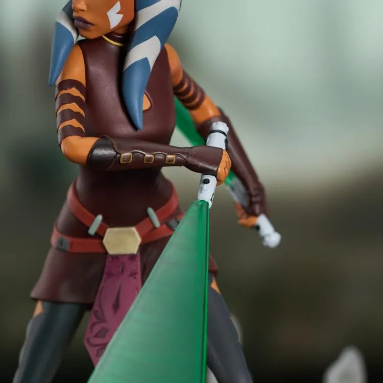 DSTFEB252335 Star Wars: Clone Wars - Ahsoka Gallery PVC Statue - Diamond Select Toys - Titan Pop Culture