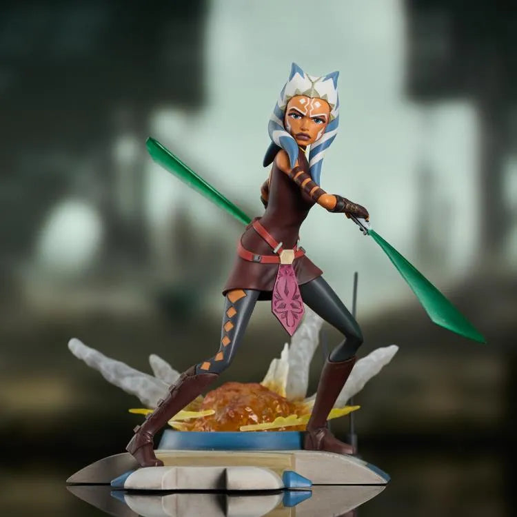 DSTFEB252335 Star Wars: Clone Wars - Ahsoka Gallery PVC Statue - Diamond Select Toys - Titan Pop Culture