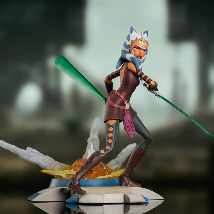 DSTFEB252335 Star Wars: Clone Wars - Ahsoka Gallery PVC Statue - Diamond Select Toys - Titan Pop Culture