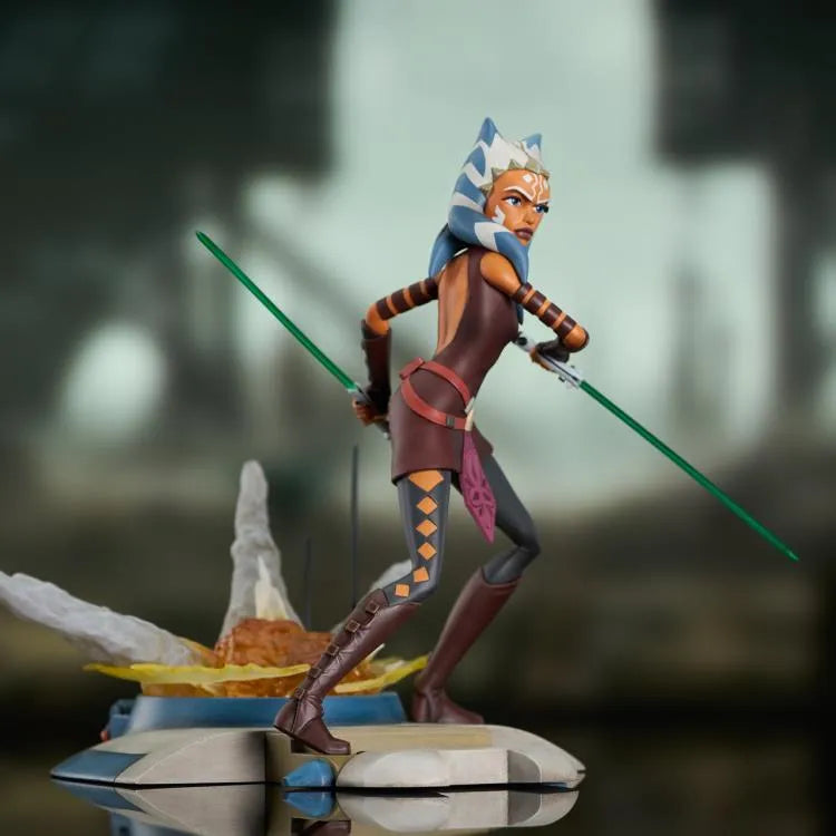 DSTFEB252335 Star Wars: Clone Wars - Ahsoka Gallery PVC Statue - Diamond Select Toys - Titan Pop Culture