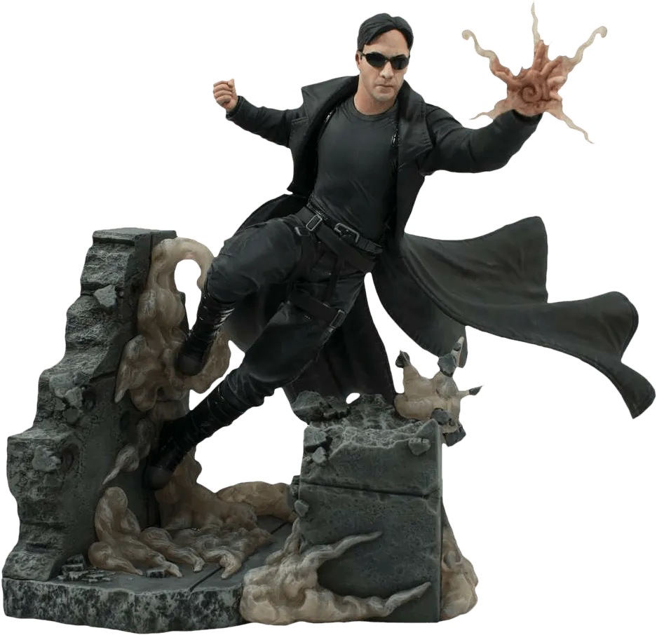 DSTJAN242292 The Matrix - Neo Gallery PVC Statue - Diamond Select Toys - Titan Pop Culture