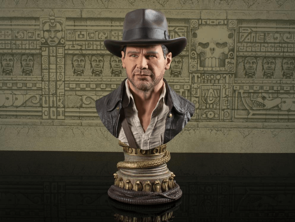 DSTMAY232436 Indiana Jones: Raiders of the Lost Ark - Indiana Jones 1:2 Scale Bust - Diamond Select Toys - Titan Pop Culture