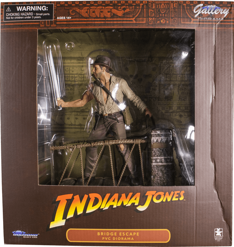 DSTMAY232439 Indiana Jones: Temple of Doom - Indiana Jones Gallery PVC Statue - Diamond Select Toys - Titan Pop Culture