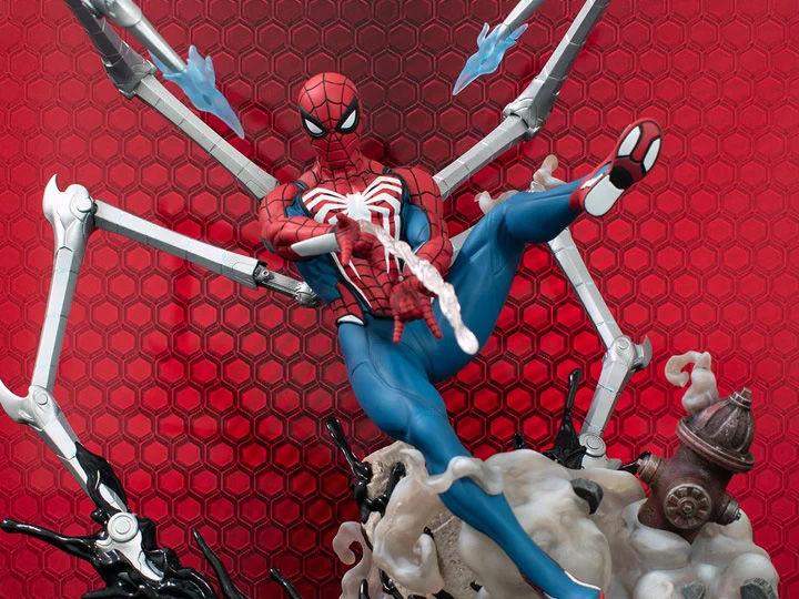 DSTMAY242263 Spider-Man 2 (2023) - Spider-Man 2 Spider-Man Deluxe Gallery Statue - Diamond Select Toys - Titan Pop Culture