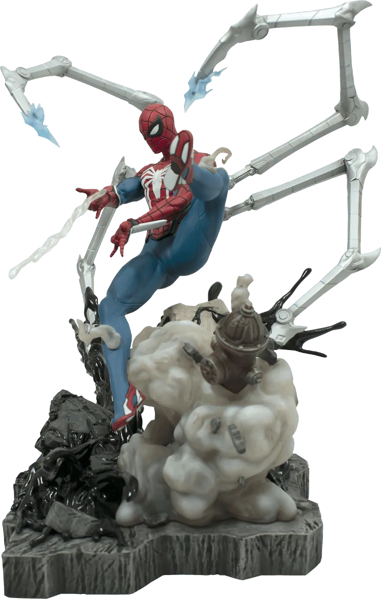 DSTMAY242263 Spider-Man 2 (2023) - Spider-Man 2 Spider-Man Deluxe Gallery Statue - Diamond Select Toys - Titan Pop Culture