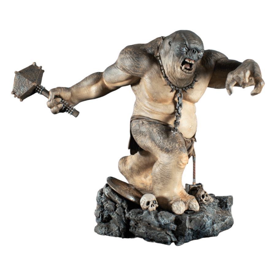 The Lord of the Rings - Cave Troll Deluxe Gallery PVC Diorama Statue ...