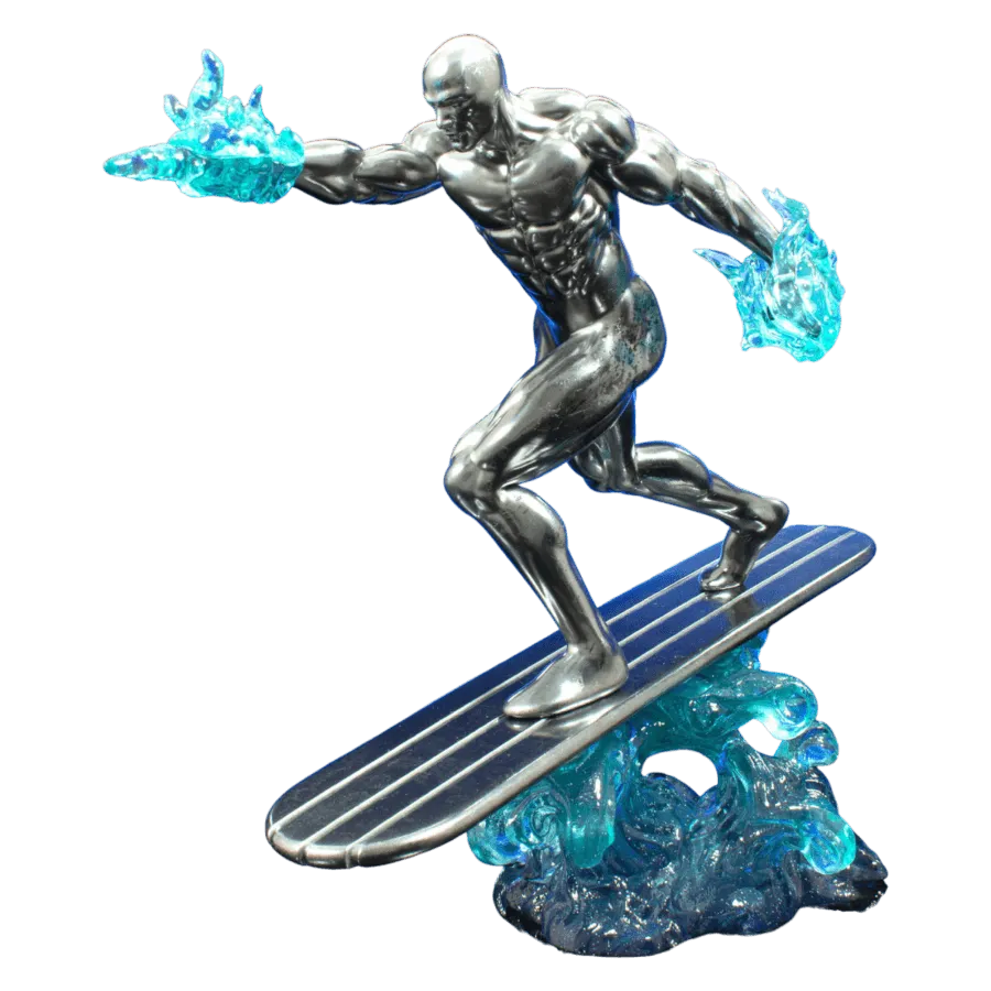 DSTNOV231998 Marvel Comics - Silver Surfer PVC Diorama Statue - Diamond Select Toys - Titan Pop Culture