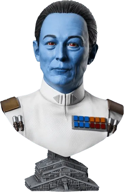 DSTNOV232006 Star Wars : Ahsoka (TV) - Grand Admiral Thrawn 1:2 Scale Bust - Diamond Select Toys - Titan Pop Culture