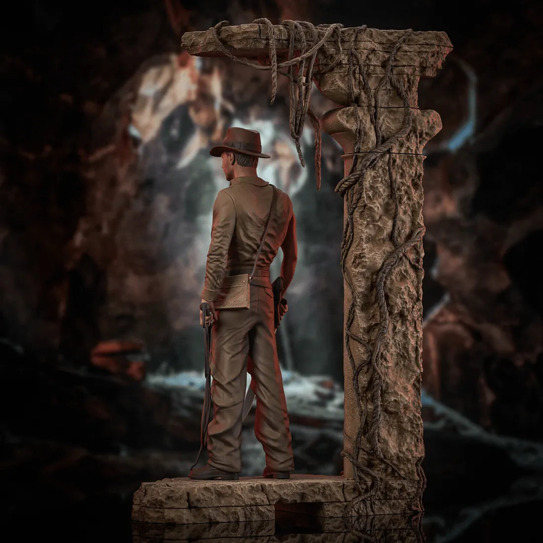 DSTOCT232316 Indiana Jones: Temple of Doom - Indiana Jones Premier Statue - Diamond Select Toys - Titan Pop Culture