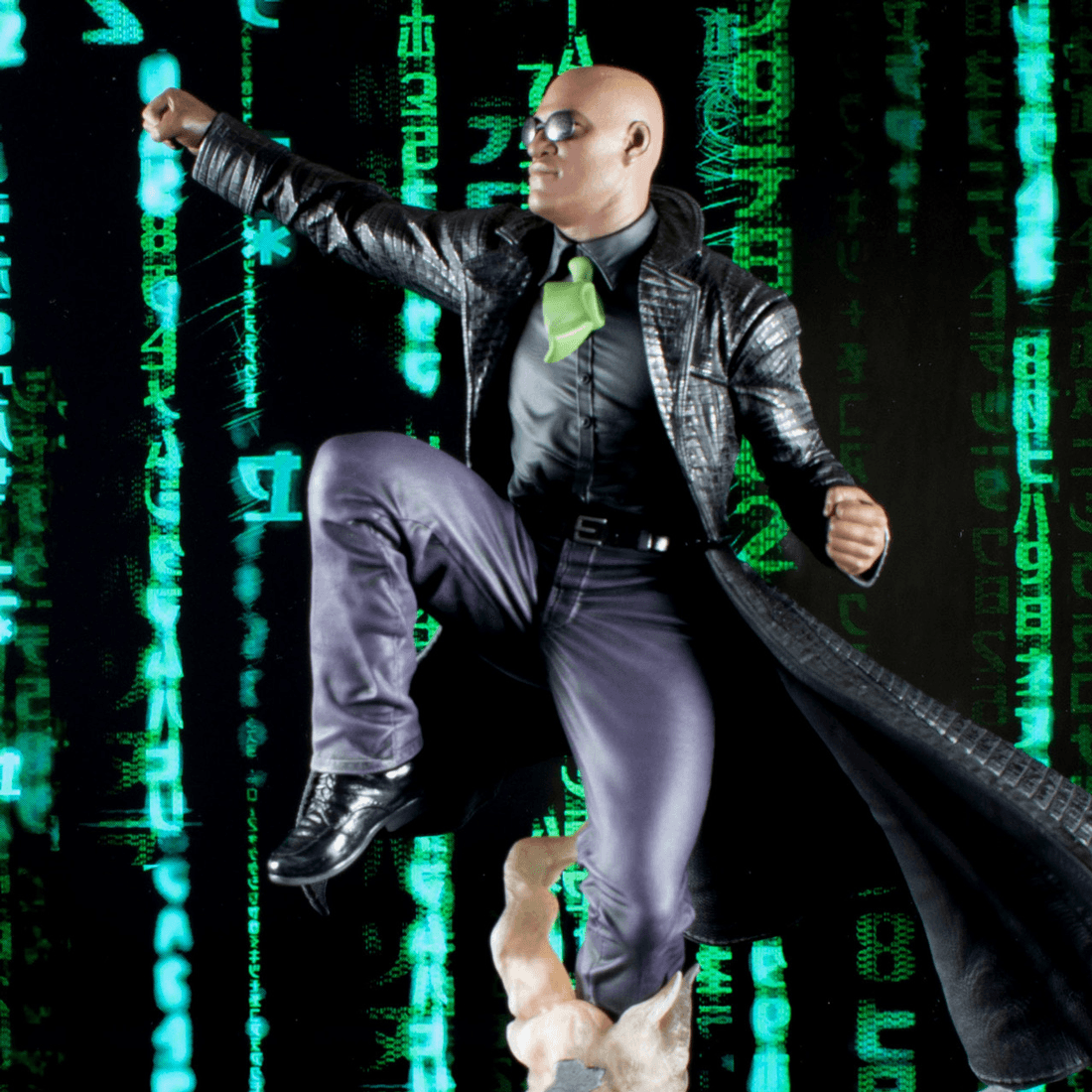 DSTOCT232323 The Matrix - Morpheus Deluxe Gallery PVC Statue - Diamond Select Toys - Titan Pop Culture