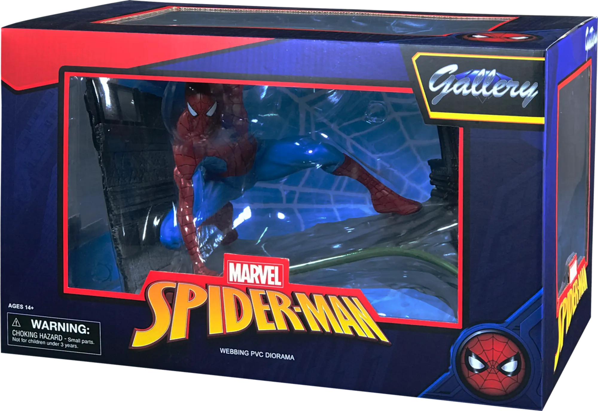 DSTSEP182341 Marvel Comics - Spider-Man Webbing PVC Gallery Diorama - Diamond Select Toys - Titan Pop Culture