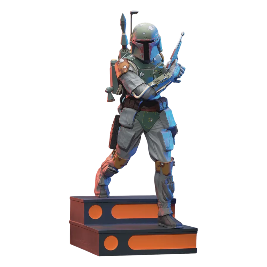 DSTSEP242529 Star Wars: Empire Strikes Back - Boba Fett Milestones Statue - Diamond Select Toys - Titan Pop Culture